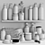 Sleek Bathroom Essentials Set 3D model small image 4