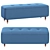 Elegant Margot Ottoman Bench 3D model small image 4