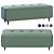 Elegant Margot Ottoman Bench 3D model small image 6