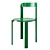 Modern Green Rey Chair | Bruno Rey Mid-Century 3D model small image 5