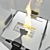 BioKamino Manhattan - Stylish Black Metal & Glass Fire Pit 3D model small image 2