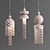 Jaxwang Pendant Lights: Style A, B, C 3D model small image 5