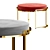 MoDRN Marni Ottoman: Sleek Design, Multiple Colors 3D model small image 2