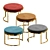 MoDRN Marni Ottoman: Sleek Design, Multiple Colors 3D model small image 3