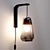 Nasoa Glass and Wood Wall Lamp - Modern Style 3D model small image 3