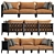 Ocean Club Leather Sofa: Eichholtz 113617 3D model small image 5