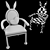 Rabbits' Dream Chair 3D model small image 5