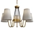 Elegant Aston Chandelier 3D model small image 1