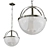 Polarity Pendant: Sleek and Sophisticated Lighting 3D model small image 1