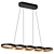 Maestro Pendant Light: Black & Gold 3D model small image 1