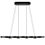 Maestro Pendant Light: Black & Gold 3D model small image 3