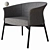 Gloria Low Armchair: Elegant Comfort 3D model small image 3