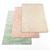 Modern Rugs Set: 4 Pieces 3D model small image 1
