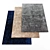 Random Set of 4 Carpets 3D model small image 1