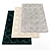 4-Piece Random Set of Rugs 3D model small image 1