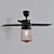 Modern 52" Ronan Ceiling Fan 3D model small image 2