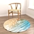 Round Rugs Set: Versatile and Detailed 3D model small image 6