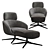 Minimalist Minotti Russell Armchair 3D model small image 3