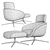 Minimalist Minotti Russell Armchair 3D model small image 7