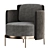 Modern Minotti Tape Armchair: Stylish & Comfortable 3D model small image 1