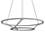 Modern Chicago Loop LED Chandelier 3D model small image 3