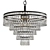 Elegant Mercer Round Chandelier 3D model small image 1