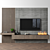 Versatile TV Wall: High-Quality Design & Editable 3D model small image 6