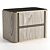 Frato Kent Bedside Table: Sleek and Stylish Storage 3D model small image 2