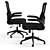 Xiaomi HBADA Double-Waisted Computer Chair 3D model small image 5