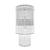 Modern Nickel Crystal Wall Sconce 3D model small image 1