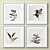 Modern Wood Picture Frames Set-278 3D model small image 4