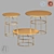 Modern Round Coffee Table 3D model small image 1