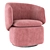 Swivel Crescent Chair: Sleek and Stylish 3D model small image 2