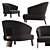 Reeves Large Armchair: Luxurious Comfort for Your Home 3D model small image 4