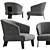 Reeves Large Armchair: Luxurious Comfort for Your Home 3D model small image 6