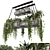 Metal Box Hanging Plants 3D model small image 1