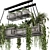 Metal Box Hanging Plants 3D model small image 3