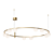 ARCANUM CH RING 10: Modern Round Chandelier 3D model small image 2