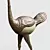 Elegant Ostrich Egg Sculptures 3D model small image 6