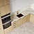 Modern Kitchen Set: Gas Hob, Oven, Coffee Machine, Sink & Hood 3D model small image 3