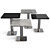 Elegant Minotti Kyle Coffee Tables Set 3D model small image 1