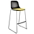 Seela S321 Bar Stool: Minimalist and Functional 3D model small image 1