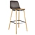 Seela S327 Modern Bar Stool 3D model small image 1