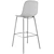 Seela S327 Modern Bar Stool 3D model small image 6