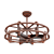 Rustic Ironwood Ceiling Fan 3D model small image 4