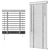 Elegant Venetian Blind | 50mm Slat 3D model small image 5