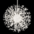 Elegant Crystal Ball Chandelier 3D model small image 3