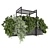 Metal Box Indoor Hanging Plants Set 3D model small image 5