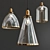 Elegant Franklin Glass Pendant 3D model small image 1