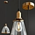 Elegant Franklin Glass Pendant 3D model small image 2